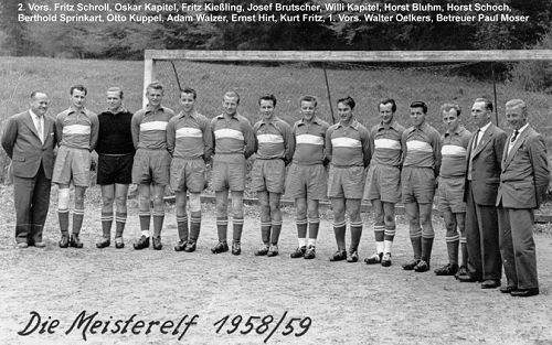 Meisterelf 1958/59