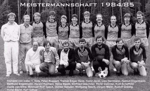 Meisterelf 1984/85