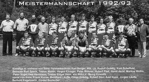 Meisterelf 1992/93